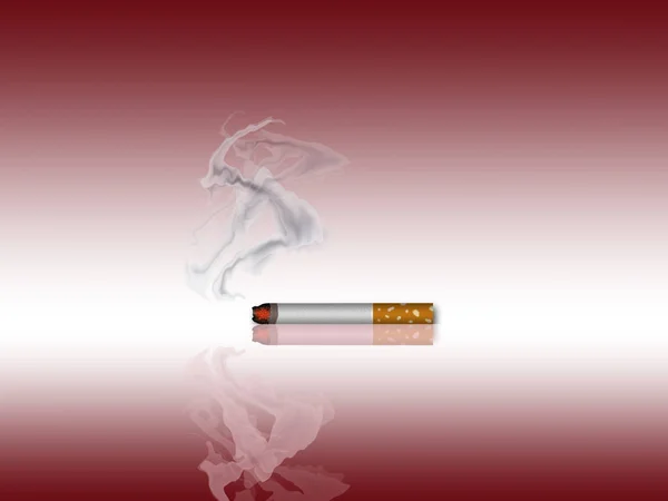 Papieros Jest Materiałem Zazwyczaj Tytoniem — Zdjęcie stockowe