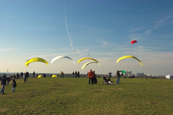 Fallschirm Sommersport Fallschirm — Stockfoto