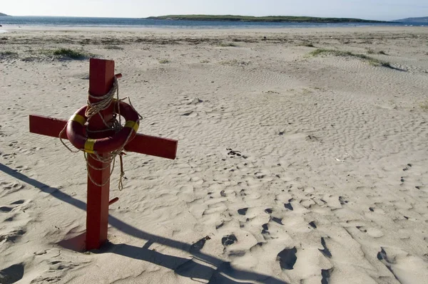 Lifebuoy Sea — Stock Photo, Image