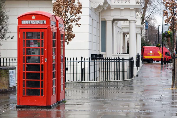 Typisch Englische Telefonzelle — Stockfoto