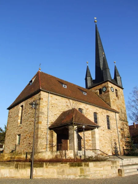 Vue Panoramique Vieille Église — Photo