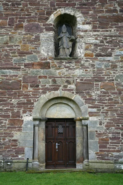 Vista Panoramica Della Vecchia Chiesa — Foto Stock