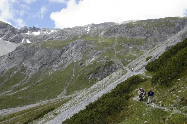 Vista Panorámica Del Hermoso Paisaje Los Alpes — Foto de Stock