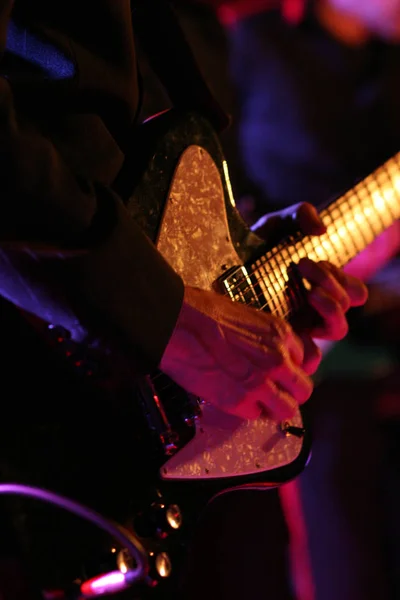 Elektrische Gitaar Nachtclub — Stockfoto