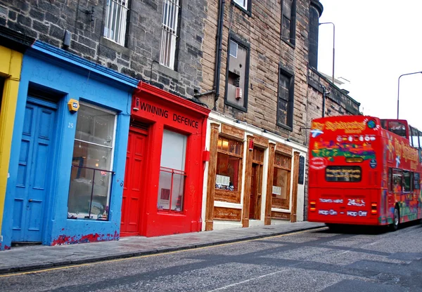 Dubbeldäckad Buss Edinburgh — Stockfoto