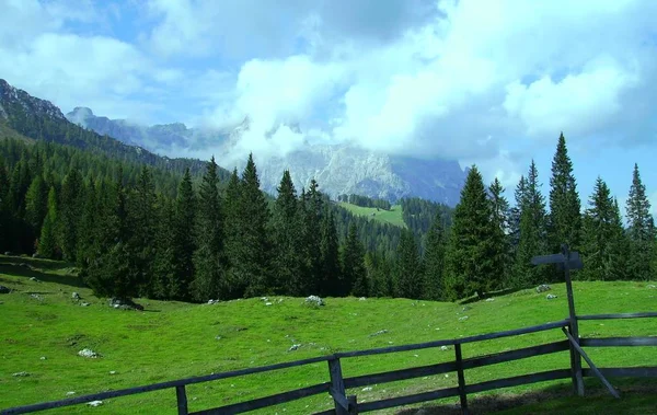 Festői Kilátás Fenséges Dolomitok Táj Olasz — Stock Fotó