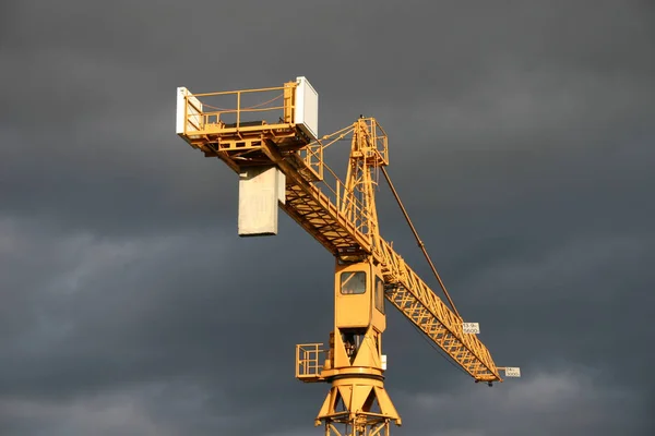 Scenic View Industrial Heavy Cranes — Stock Photo, Image