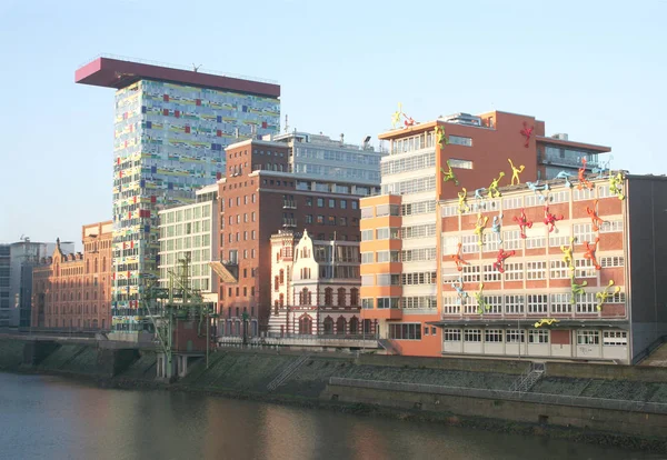 Abend Medienhafen — Stockfoto