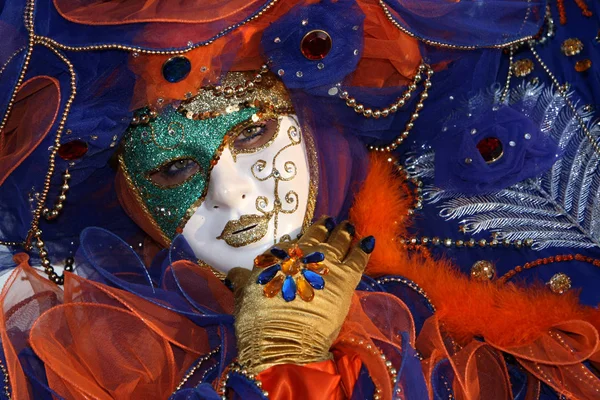 Karnevalová Maska Benátských Maskách — Stock fotografie