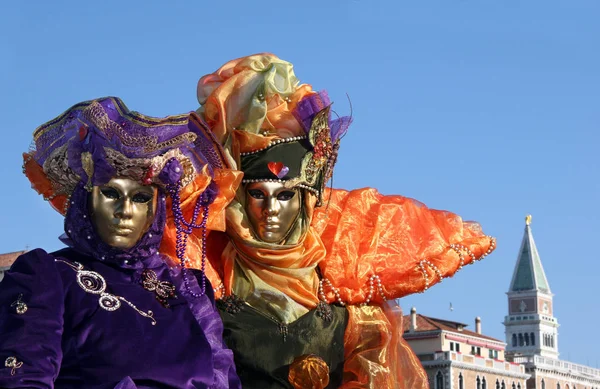 Karneval Benátek Itálie — Stock fotografie