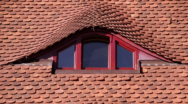 罗森堡的天窗 宿舍楼 — 图库照片
