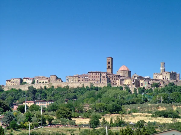 Stadsplein Volterra — Stockfoto