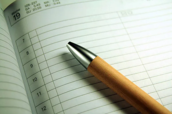 Kalender Tidsplan Organisatör — Stockfoto