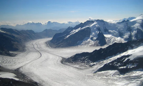 Vista Panorámica Del Hermoso Paisaje Los Alpes — Foto de Stock