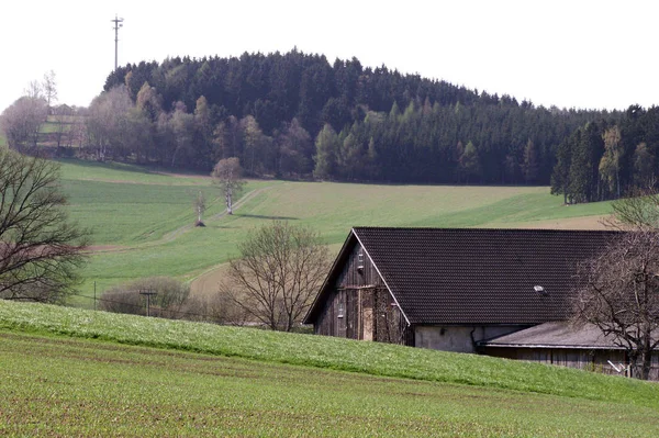 Fattoria Immersa Nella Campagna — Foto Stock