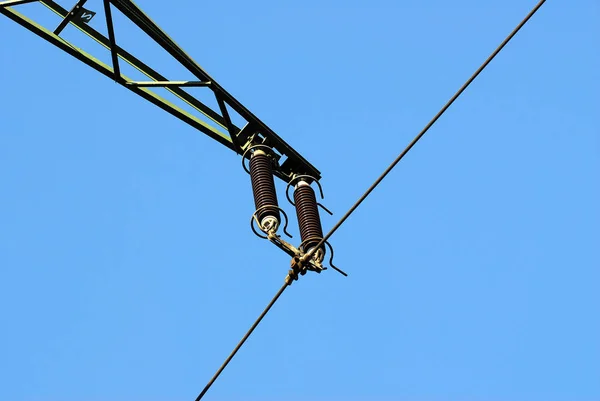 電気高電圧タワー — ストック写真