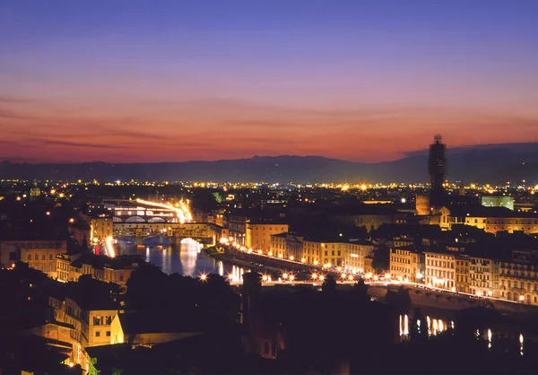 Florencie Hlavní Město Toskánska Domovem Mnoha Mistrovských Děl Renesančního Umění — Stock fotografie