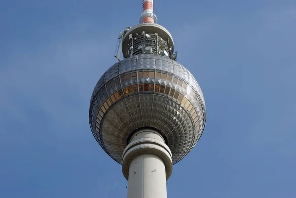 Plataforma Torre Televisión Muy Cerca Curiosa — Foto de Stock