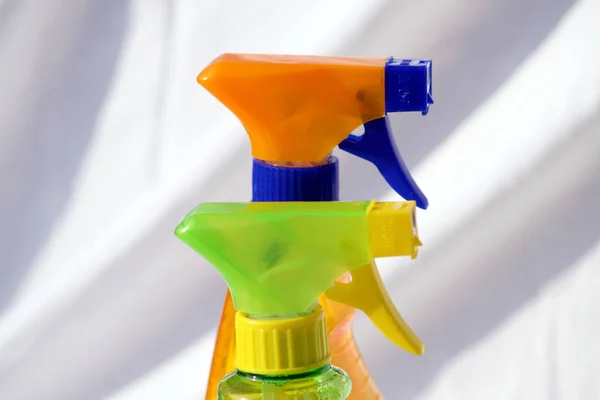Cleaning House Spray Bottle — Stock Photo, Image