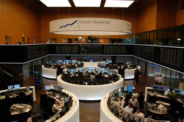 Börsen Efter Rekonstruktionen Frankfurt — Stockfoto