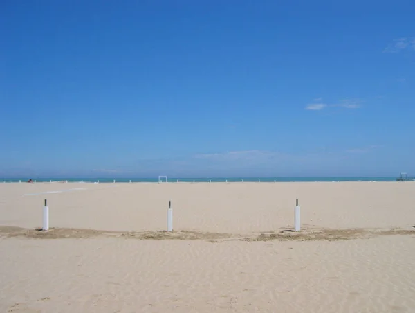 Пляж Юге Франции — стоковое фото
