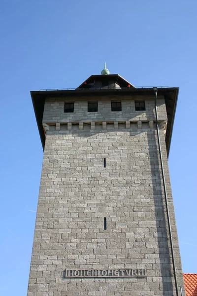 Malebný Pohled Majestátní Středověkou Architekturu — Stock fotografie