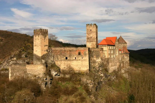 Castelo Hardegg Viagens Arquitetura Conceito — Fotografia de Stock