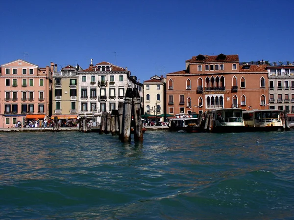 Turísticos Arquitetura Cidade Veneza Itália Viagens — Fotografia de Stock