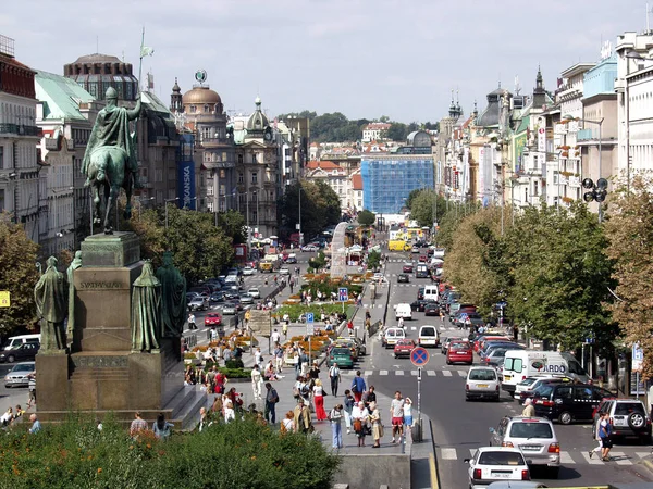 Вид Прага Чехия — стоковое фото