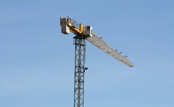 Schilderachtig Uitzicht Industriële Zware Kranen — Stockfoto