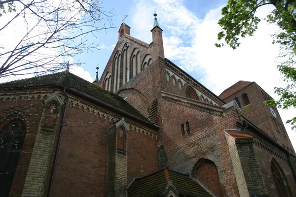 Vista Panoramica Della Vecchia Chiesa — Foto Stock