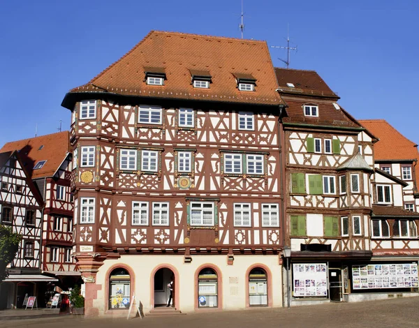 Mosbach Marktplatz Palmenhaus — Stockfoto