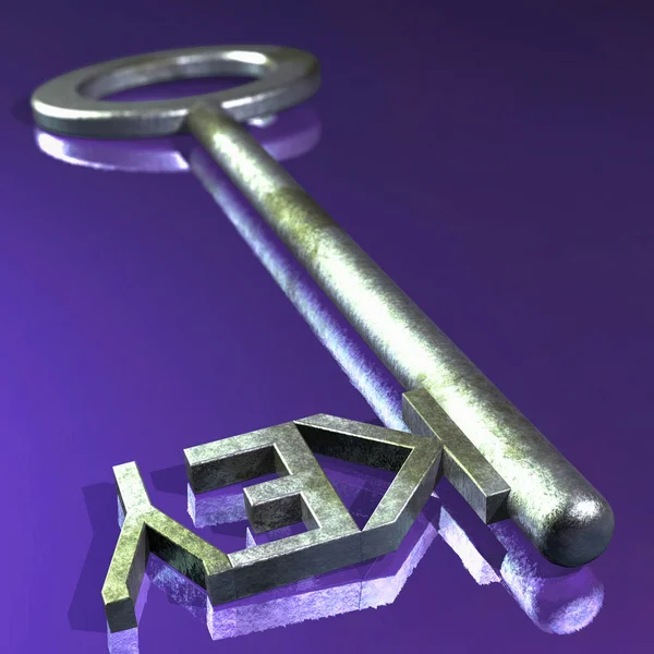 鍵と鍵とピンクの背景の鍵 — ストック写真