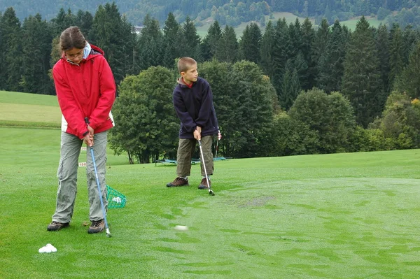 Golf Piłka Gry Koncepcja Sportowa — Zdjęcie stockowe