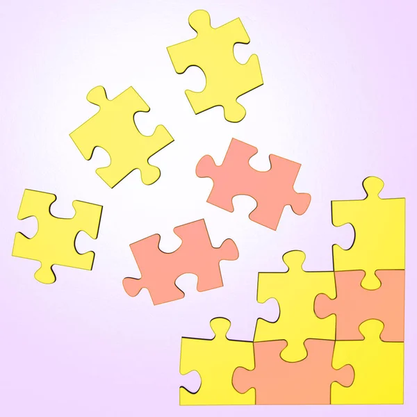 Puzzle Kawałki Gry — Zdjęcie stockowe