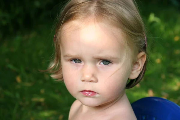 Malebný Pohled Roztomilé Batole Dítě — Stock fotografie