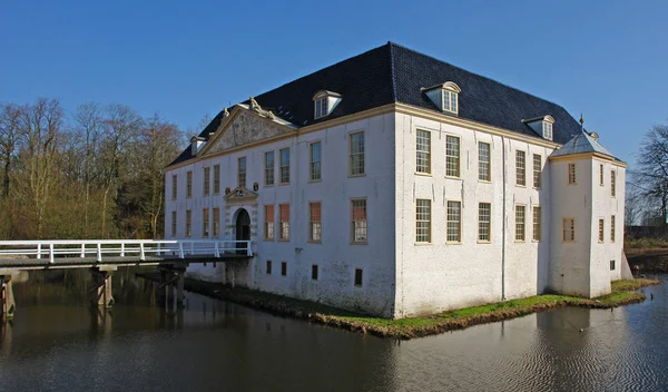 Ostfrieslands Grand Château Mitoyen Situé Dans Dornum Est Maintenant Une — Photo