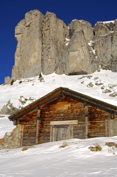 Vista Panoramica Bellissimo Paesaggio Alpino — Foto Stock