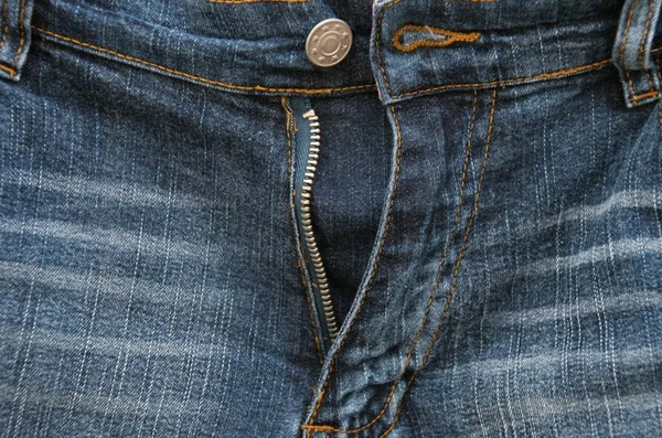 Jeanstasche Mit Blauer Jeans — Stockfoto