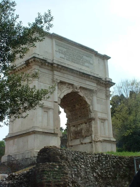 Arco Tito Roma — Foto de Stock