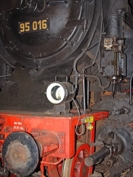 Steam Locomotive Outdoors Daytime — Stock Photo, Image