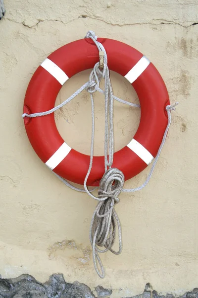 Swimming Lifebelt Marine Safe Object — Stock Photo, Image
