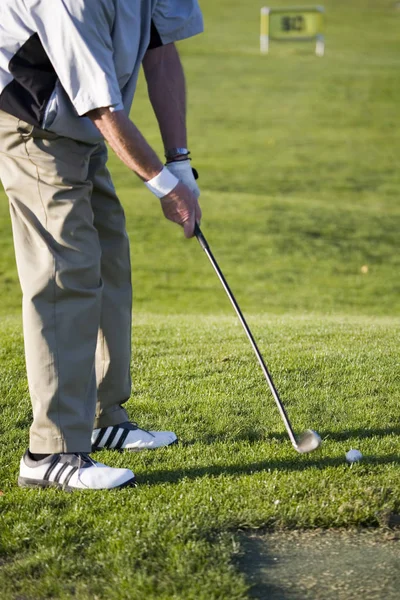 Golfe Jogo Bola Conceito Esporte — Fotografia de Stock