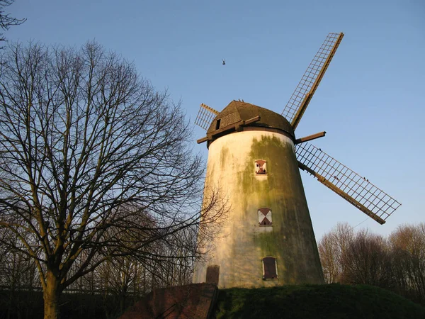 Vieux Moulin Est Fonctionnement Également Été Très Négligé — Photo