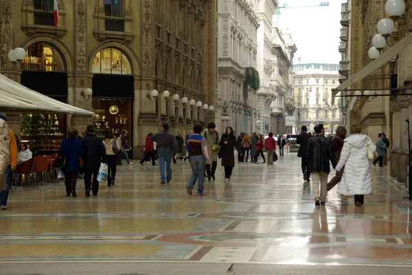 Zona Peatonal Milano — Foto de Stock