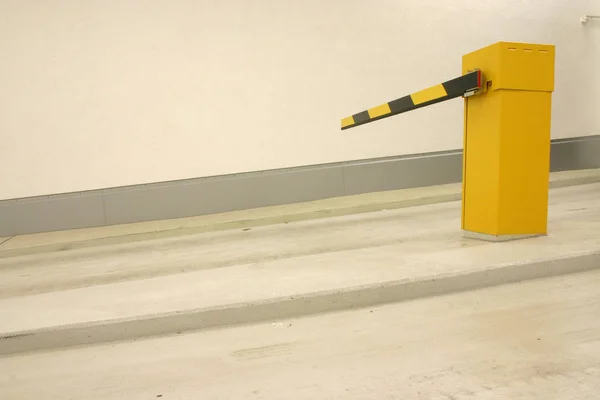 Underground Car Park Barrier — Stock Photo, Image