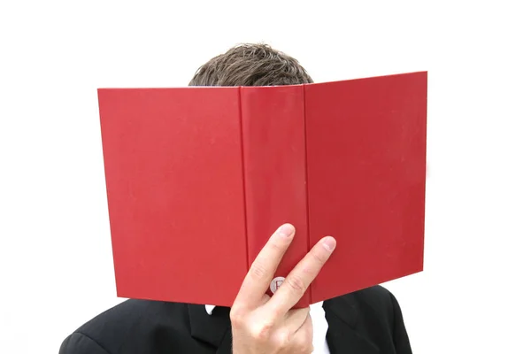 Junger Mann Mit Einem Buch — Stockfoto
