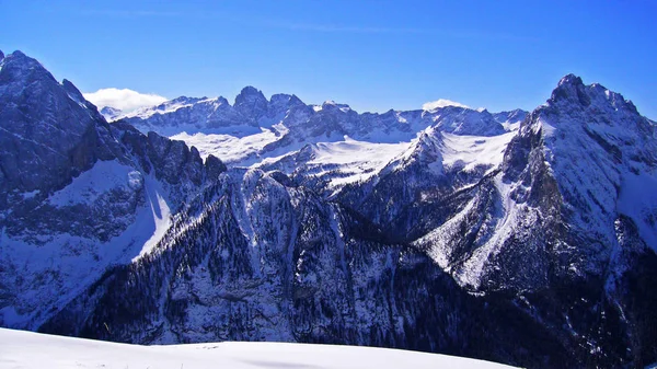 Krásná Krajina Dolomitských Hor — Stock fotografie