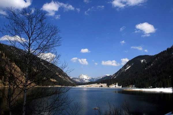 Vista Panorâmica Bela Paisagem Alpes — Fotografia de Stock