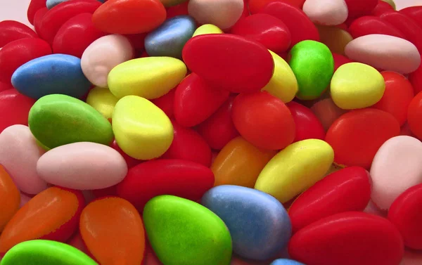 Kolorowe Cukierki Postaci Serca — Zdjęcie stockowe